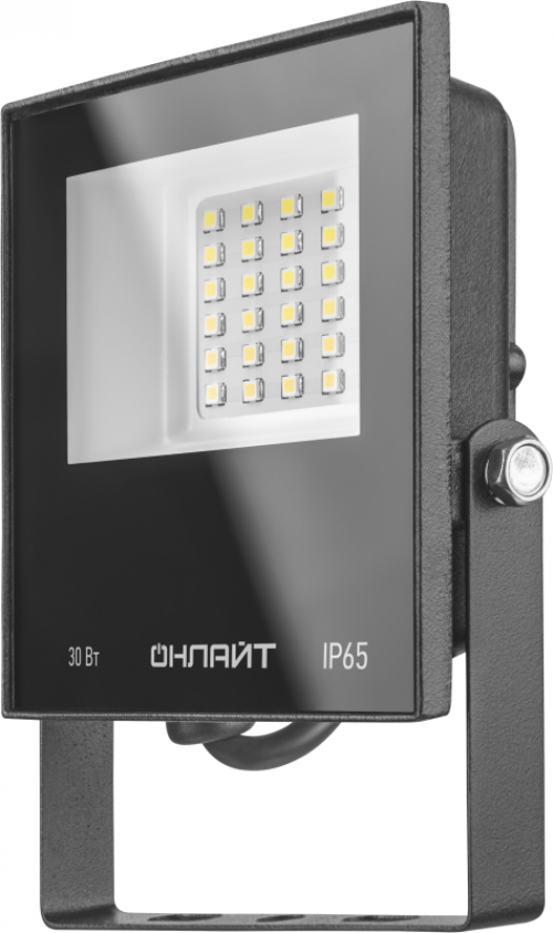 Прожектор светодиодный 71 658 OFL-30-6K-BL-IP65-LED 30Вт 6000К IP65 2400лм черн. ОНЛАЙТ 71658 71658