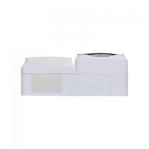 Блок ОП Этюд (розетка 16А 250В евростандарт с заземл. защ. шторки + 1-кл. выкл.) IP44 бел. SE BPA16-241B BPA16-241B