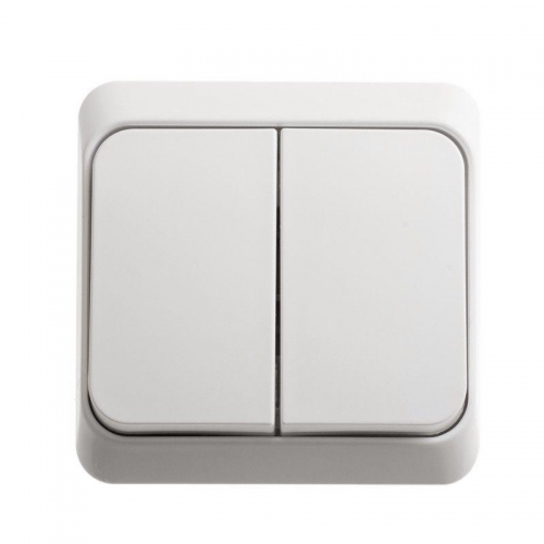 Выключатель 2-кл. ОП Этюд 10А IP20 бел. SE BA10-002B BA10-002B