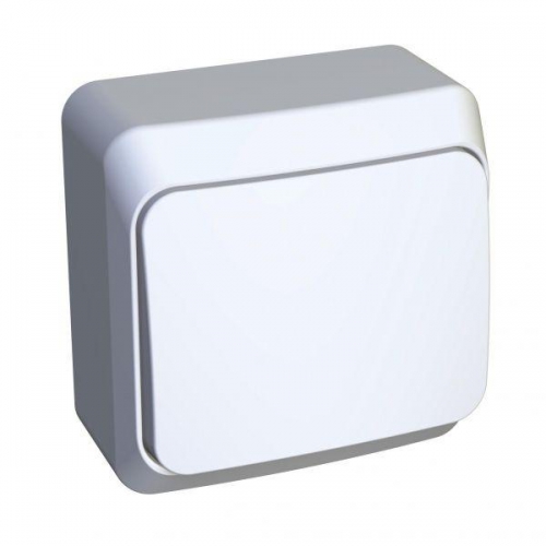 Выключатель кнопочный 1-кл. ОП Этюд 10А IP20 с самовозвратом бел. SE KA10-001B KA10-001B