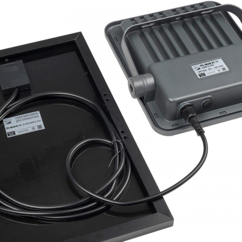 Прожектор светодиодный PFL SOLAR 02 100 6500К GR IP65 ДО с солнечн. панелью и пультом Pro+ JazzWay 5058477 5058477