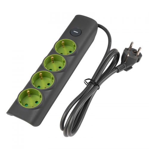 Удлинитель 4х1.4м с заземл. с выкл. сер. ET-04-140G JAZZway 5051850 5051850