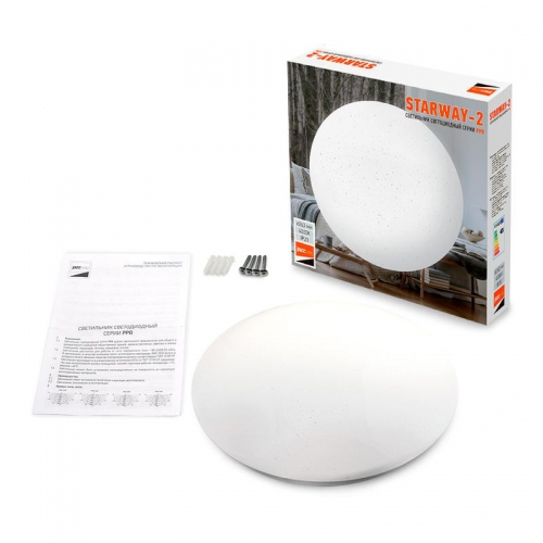 Светильник светодиодный PPB STARWAY-2 24Вт 4000К IP20 D260х55 JazzWay 5025479 5025479