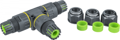 Коннектор кабельный T-образный 82 836 NTB-T02-3P-IP68 3PIN Navigator 82836 82836