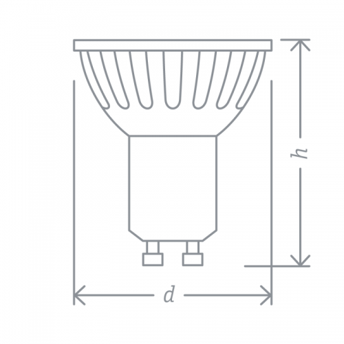 Лампа галогенная 94 225 JCDRC 35Вт GU10 230В 2000h Navigator 15249 94225