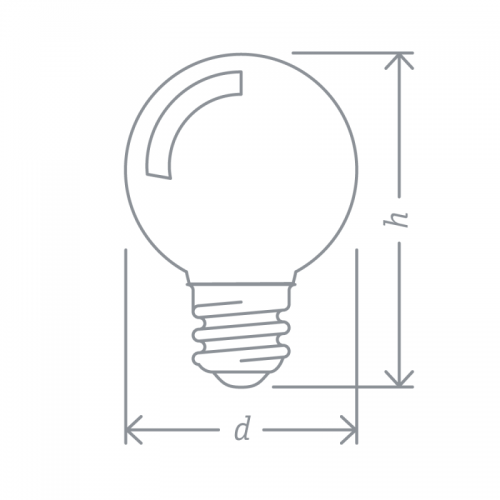 Лампа светодиодная 71 827 NLL-G45-1-230-R-E27 1Вт шар E27 220-240В красн. Navigator 71827 71827