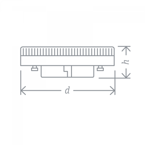 Лампа светодиодная 61 016 NLL-GX53-10-230-2.7K Navigator 61016 61016