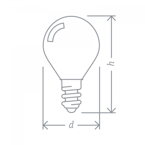 Лампа светодиодная 61 334 NLL-G45-8.5-230-4K-E14 8.5Вт шар матовая 4000К нейтр. бел. E14 680лм 176-264В Navigator 61334 61334