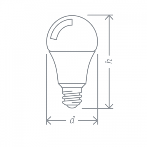 Лампа светодиодная 61 478 NLL-A60-12-24-48-4K-E27 Navigator 61478 61478