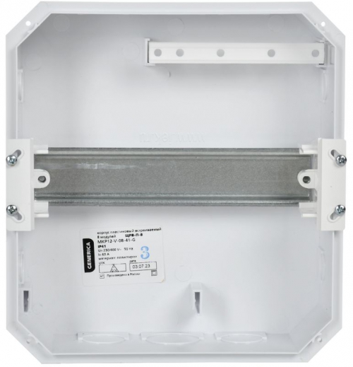 Бокс ЩРВ-П-8 мод. встраив. пластик IP41 GENERICA MKP12-V-08-41-G MKP12-V-08-41-G