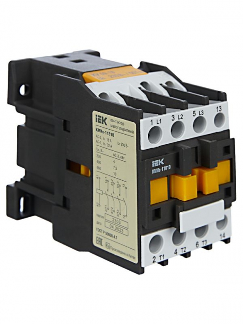 Контактор КМИе-11810 18А 230В/АС3 1НО GENERICA KKME11-018-230-10 KKME11-018-230-10