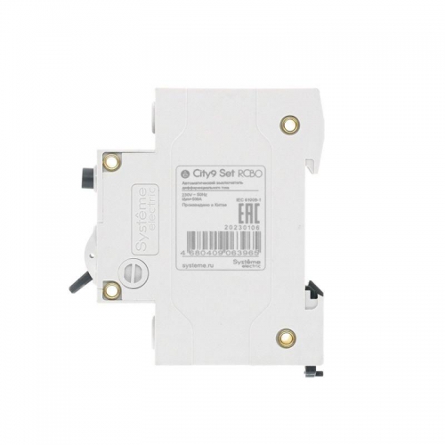 Выключатель автоматический дифференциального тока 2п (1P+N) C 10А 30мА тип AC 4.5кА City9 Set 230В SE C9D34610 C9D34610
