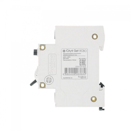 Выключатель автоматический дифференциального тока 2п (1P+N) C 40А 30мА тип AC 4.5кА City9 Set 230В SE C9D34640 C9D34640