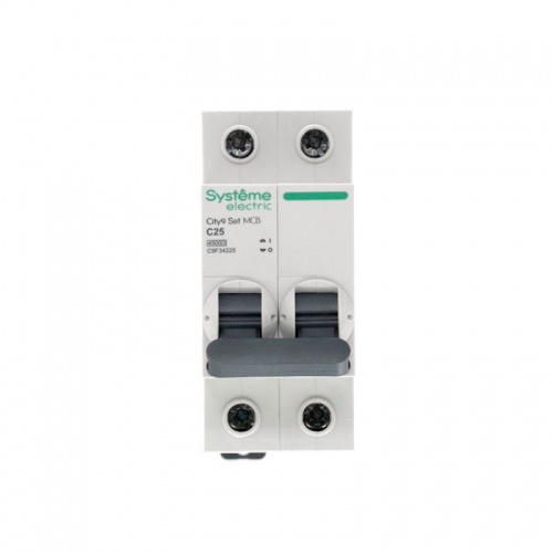 Выключатель автоматический модульный 2п C 25А 4.5кА City9 Set 230В SE C9F34225 C9F34225