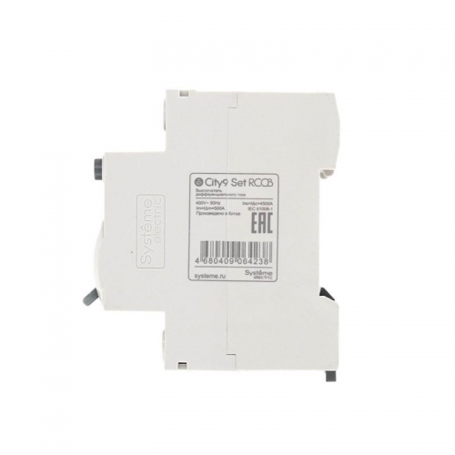 Выключатель дифференциального тока (УЗО) 4п 25А 30мА тип AC City9 Set 400В SE C9R36425 C9R36425