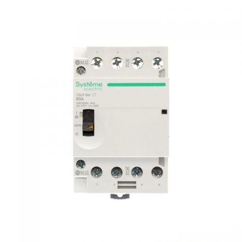 Контактор 4п City9 Set 4НО 63А AC 400В-230В SE C9C32463 C9C32463