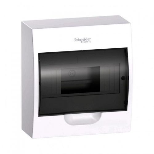 Бокс навесной ОП City9 Box 1 ряд 8мод. с прозр. дверцей SE EZ9E108S2SRU EZ9E108S2SRU