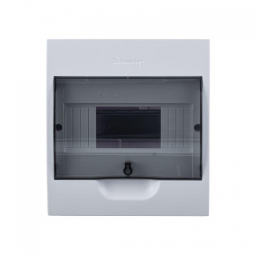 Бокс навесной ОП City9 Box 1 ряд 8мод. с прозр. дверцей SE EZ9E108S2SRU EZ9E108S2SRU