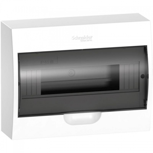 Бокс навесной ОП City9 Box 1 ряд 12мод. с прозр. дверцей SE EZ9E112S2SRU EZ9E112S2SRU