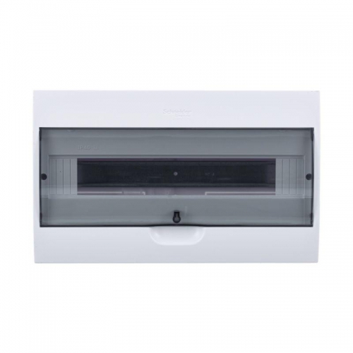 Бокс навесной ОП City9 Box 1 ряд 18мод. с прозр. дверцей SE EZ9E118S2SRU EZ9E118S2SRU