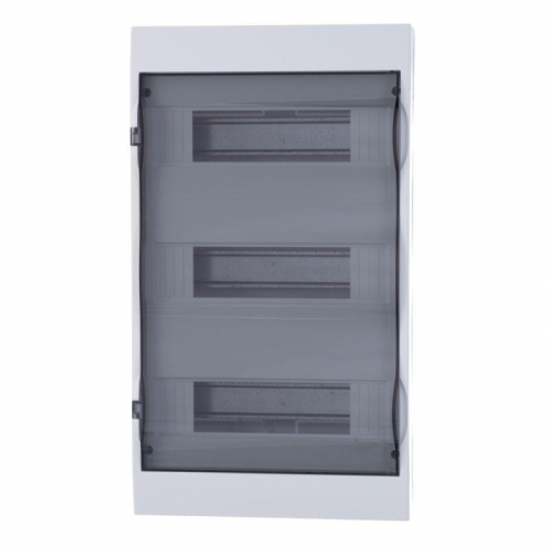 Бокс встраиваемый СП City9 Box 3 ряда 36мод. с прозр. дверцей SE EZ9E312S2FRU EZ9E312S2FRU