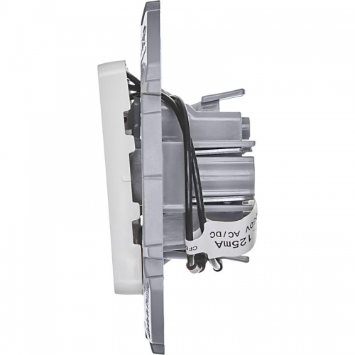 Выключатель 2-кл. Inspiria 10А IP20 250В 10AX с подсветкой/индикацией механизм бел. Leg 673630 673630