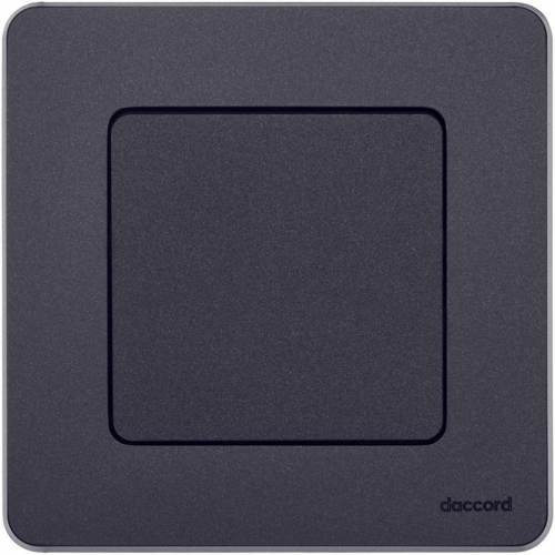 Выключатель 1-кл. Inspiria 10А IP20 250В 10AX механизм антрацит Leg 673603 673603