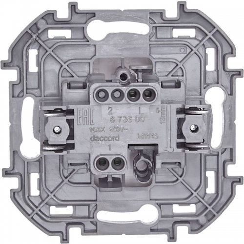 Выключатель 1-кл. Inspiria 10А IP20 250В 10AX механизм бел. Leg 673600 673600