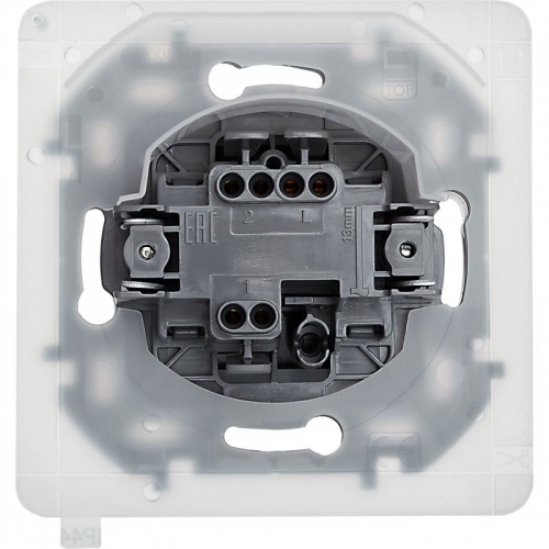 Механизм переключателя 1-кл. Inspiria 10А IP44 250В 10AX антрацит Leg 673673 673673