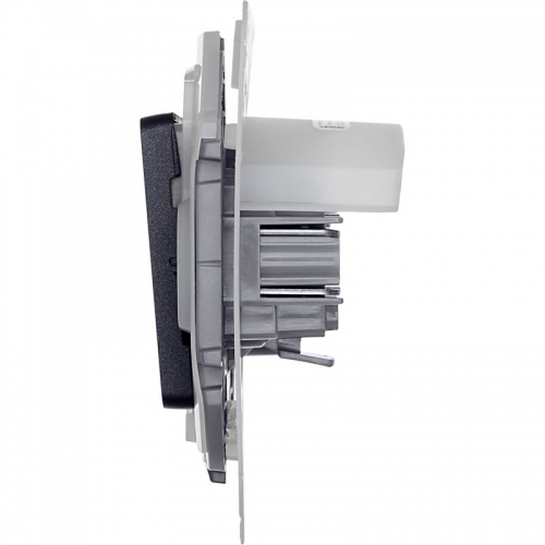 Механизм переключателя 1-кл. Inspiria 10А IP44 250В 10AX антрацит Leg 673673 673673