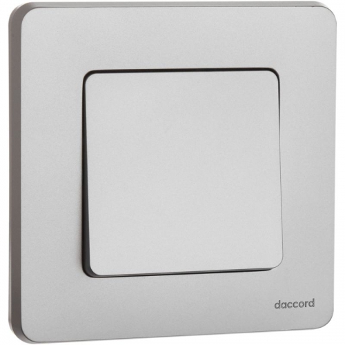 Выключатель кнопочный Inspiria 6А 250В без фиксации НО/НЗ механизм алюм. Leg 673692 673692