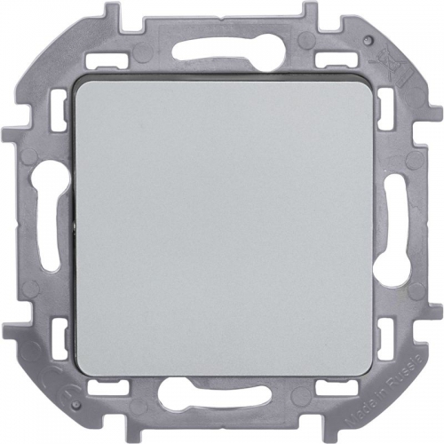 Механизм переключателя 1-кл. Inspiria 10А IP20 250В 10AX алюм. Leg 673652 673652