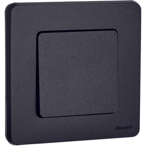 Механизм переключателя 1-кл. Inspiria 10А IP20 250В 10AX антрацит Leg 673653 673653