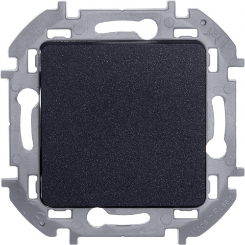 Механизм переключателя 1-кл. Inspiria 10А IP20 250В 10AX антрацит Leg 673653 673653