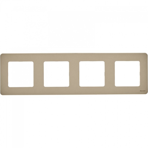 Рамка 4-м Inspiria шампань Leg 673968 673968