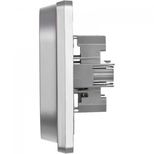 Розетка Inspiria 16А 250В 2х2P+E немецк. стандарт алюм. Leg 673752 673752