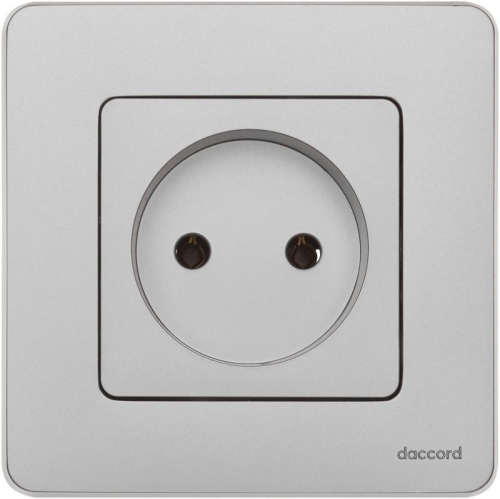 Розетка 1-м СП Inspiria 16А IP20 250В 2P механизм алюм. Leg 673712 673712