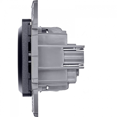 Розетка 1-м СП Inspiria 16А IP20 250В 2P+E немецк. стандарт механизм антрацит Leg 673723 673723