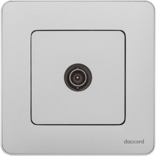 Розетка телевизионная оконечная TV Inspiria 10дБ 5-862мГц механизм алюм. Leg 673872 673872