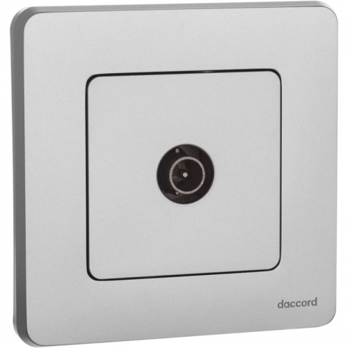 Розетка телевизионная оконечная TV Inspiria 10дБ 5-862мГц механизм алюм. Leg 673872 673872