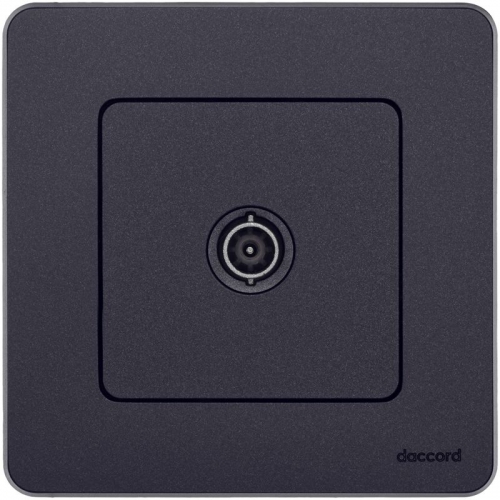 Розетка телевизионная оконечная TV Inspiria 10дБ 5-862мГц механизм антрацит Leg 673873 673873