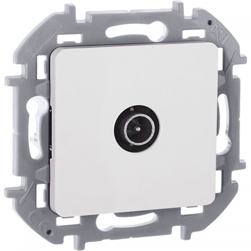 Розетка телевизионная оконечная TV Inspiria 10дБ 5-862мГц механизм бел. Leg 673870 673870