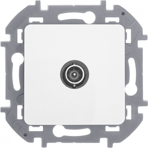 Розетка телевизионная оконечная TV Inspiria 10дБ 5-862мГц механизм бел. Leg 673870 673870