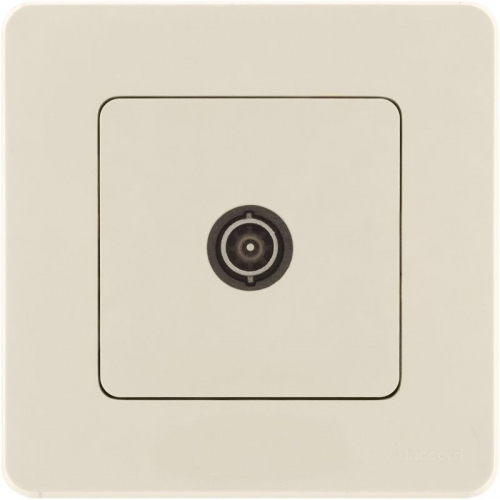 Розетка телевизионная оконечная TV Inspiria 10дБ 5-862мГц механизм сл. кость Leg 673871 673871