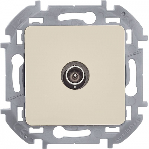 Розетка телевизионная оконечная TV Inspiria 10дБ 5-862мГц механизм сл. кость Leg 673871 673871