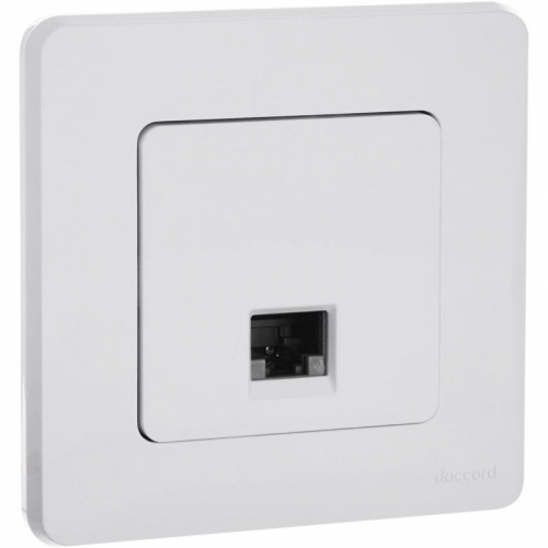 Розетка компьютерная Inspiria RJ45 кат.5E UTP бел. Leg 673825 673825