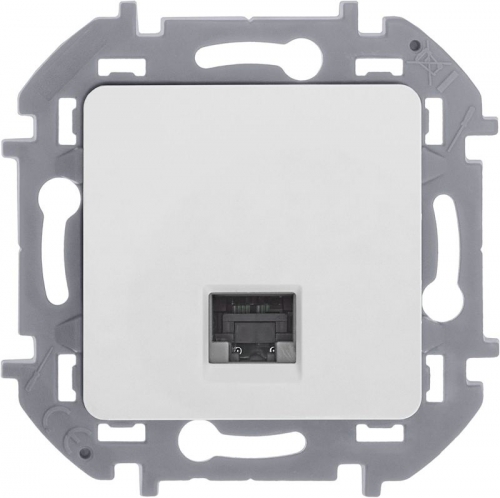 Розетка компьютерная Inspiria RJ45 кат.5E UTP бел. Leg 673825 673825