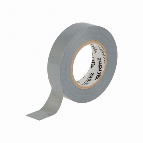 Изолента ПВХ 0.13х19мм 25м сер. (уп.5шт) Kranz KR-09-2208 KR-09-2208