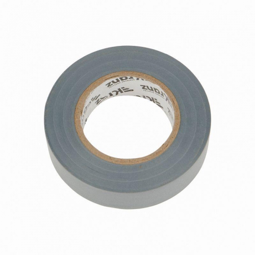 Изолента ПВХ 0.13х19мм 25м сер. (уп.5шт) Kranz KR-09-2208 KR-09-2208