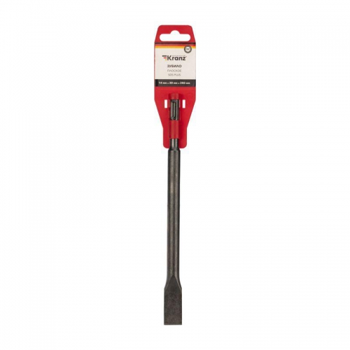 Зубило плоское 14х20х250мм SDS PLUS Kranz KR-91-0207 KR-91-0207